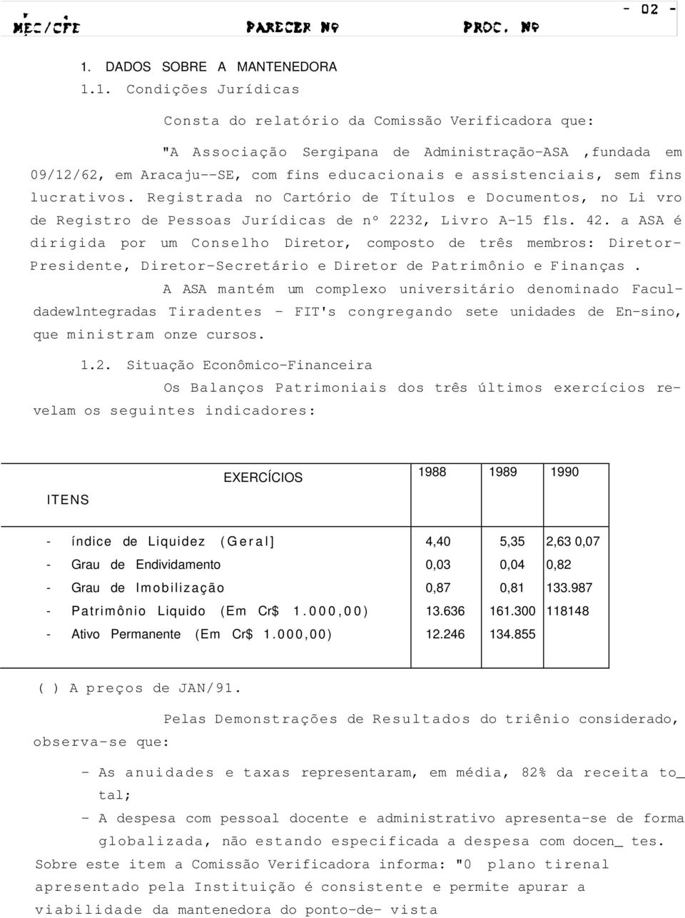 a ASA é dirigida por um Conselho Diretor, composto de três membros: Diretor- Presidente, Diretor-Secretário e Diretor de Patrimônio e Finanças.