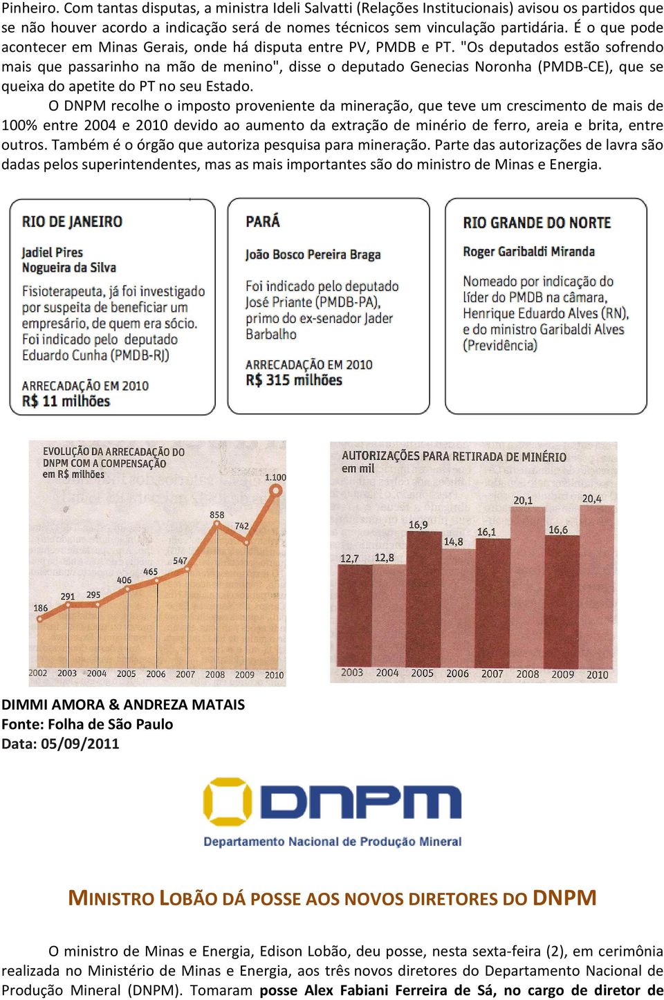 "Os deputados estão sofrendo mais que passarinho na mão de menino", disse o deputado Genecias Noronha (PMDB-CE), que se queixa do apetite do PT no seu Estado.