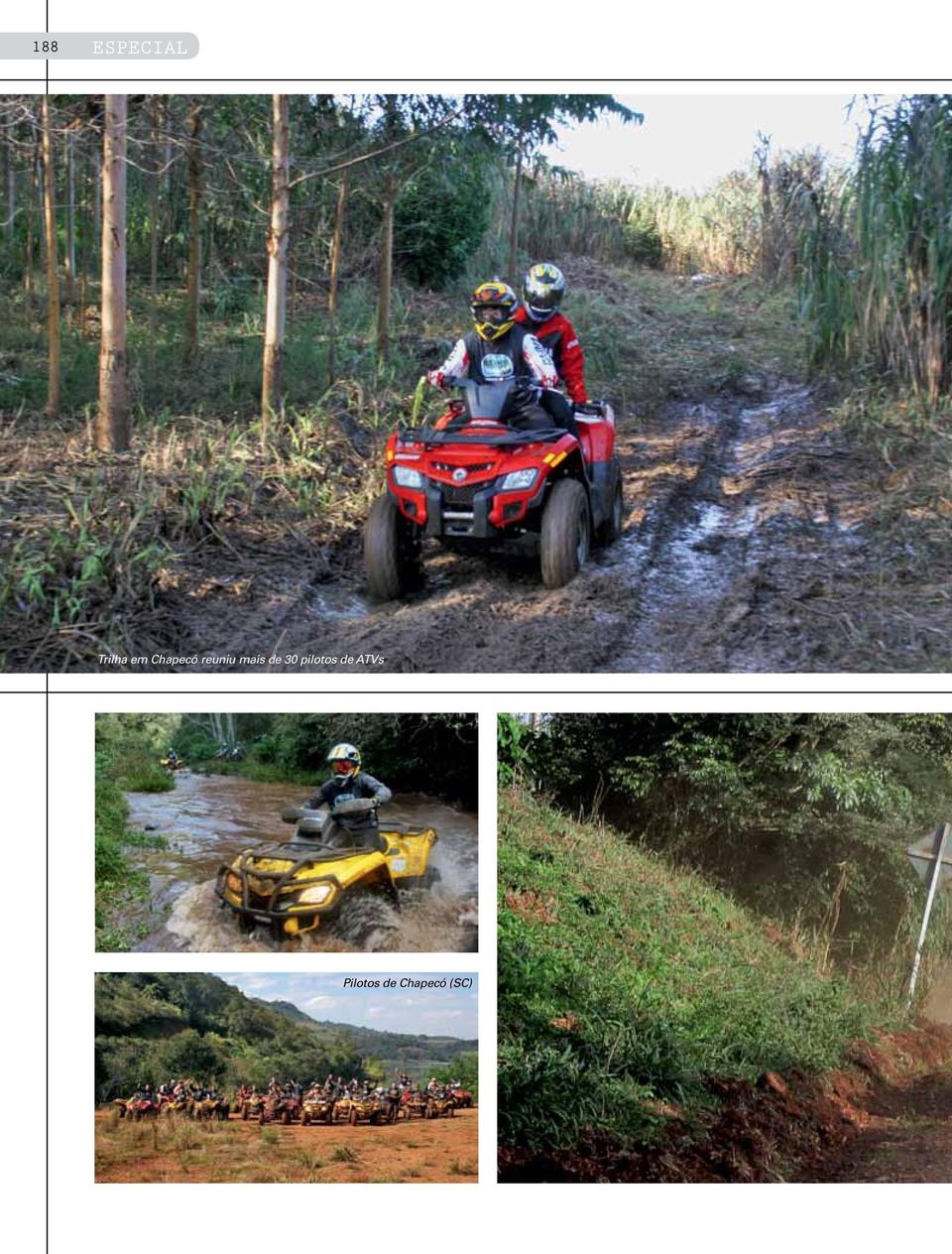 mais de 30 pilotos de ATVs a Riva