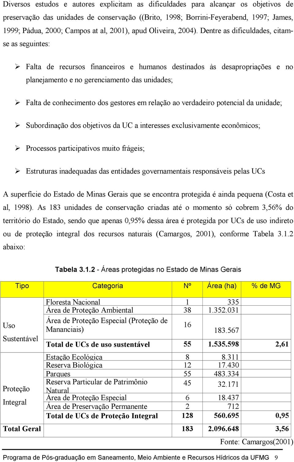 Falta de recursos financeiros e humanos destinados às desapropriações e no planejamento e no gerenciamento das unidades;!