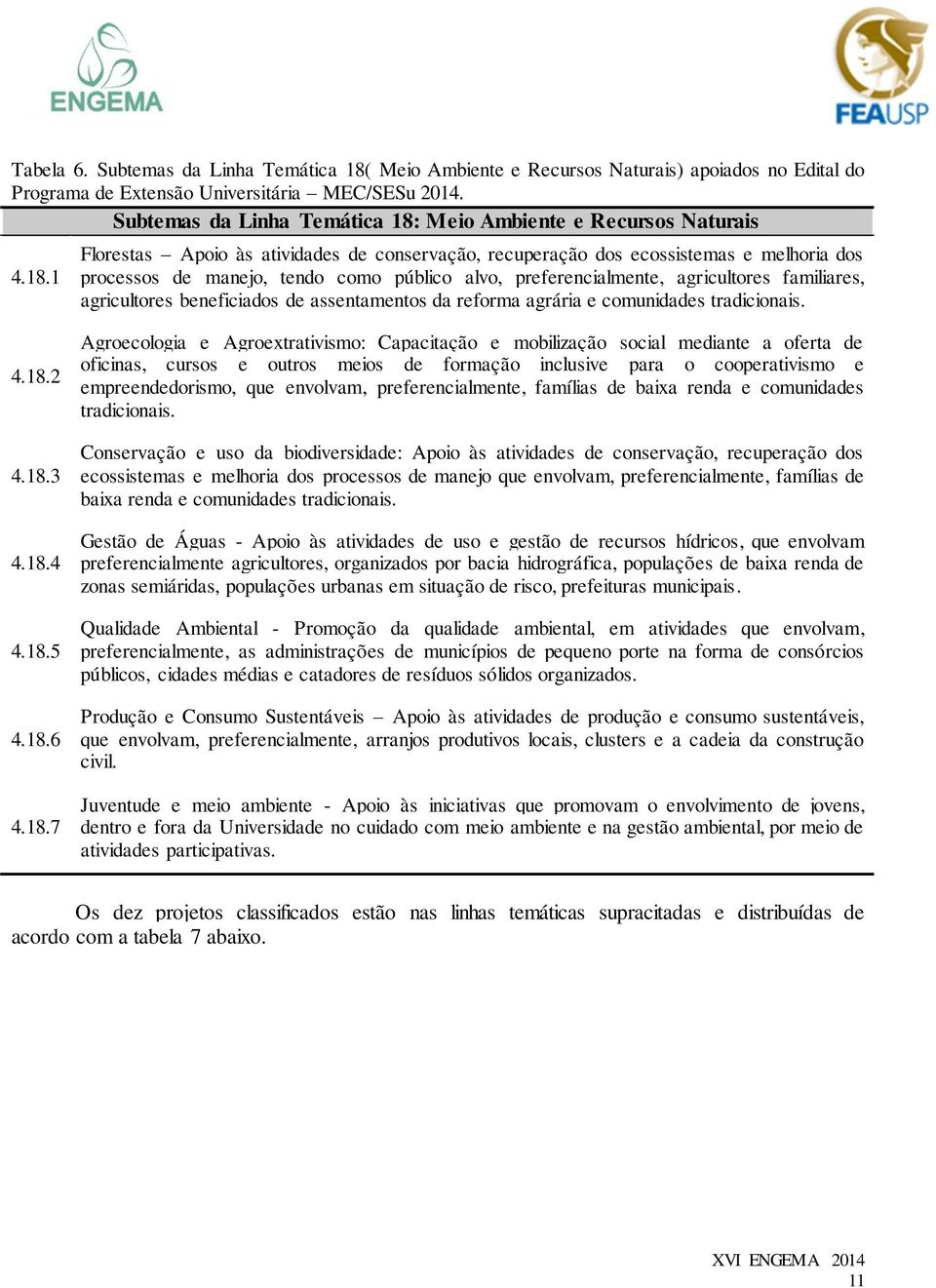 Meio Ambiente e Recursos Naturais 4.18.