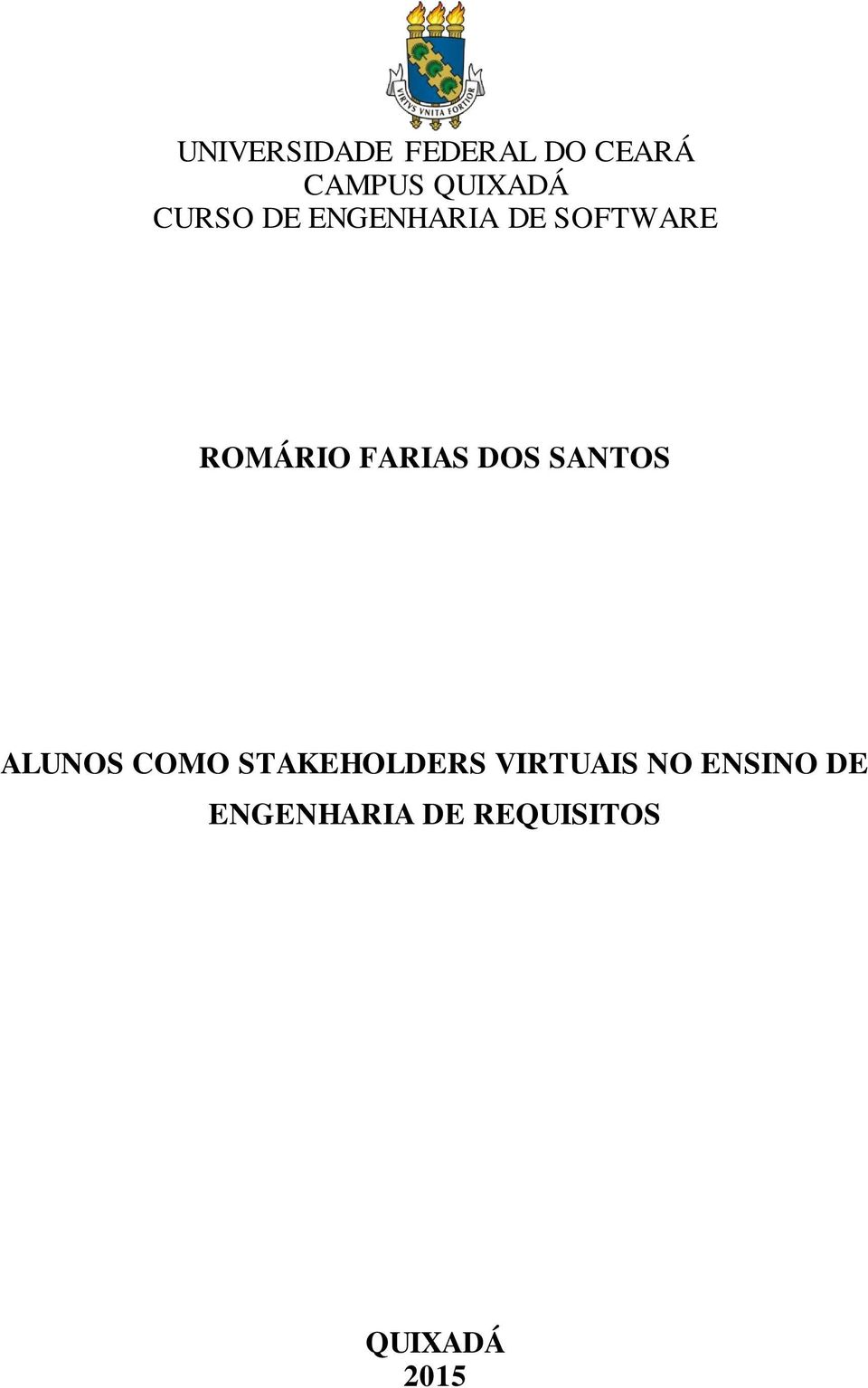 DOS SANTOS ALUNOS COMO STAKEHOLDERS VIRTUAIS