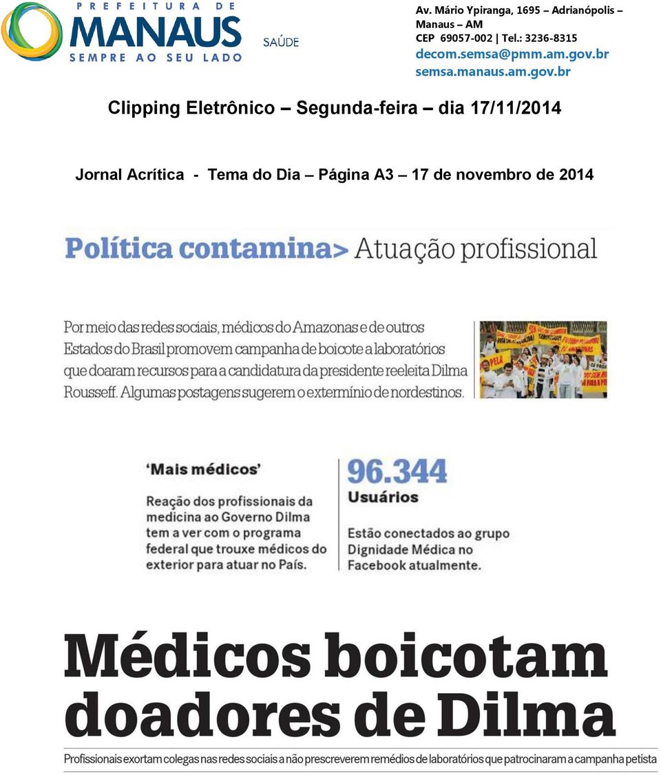 17/11/2014 Jornal Acrítica