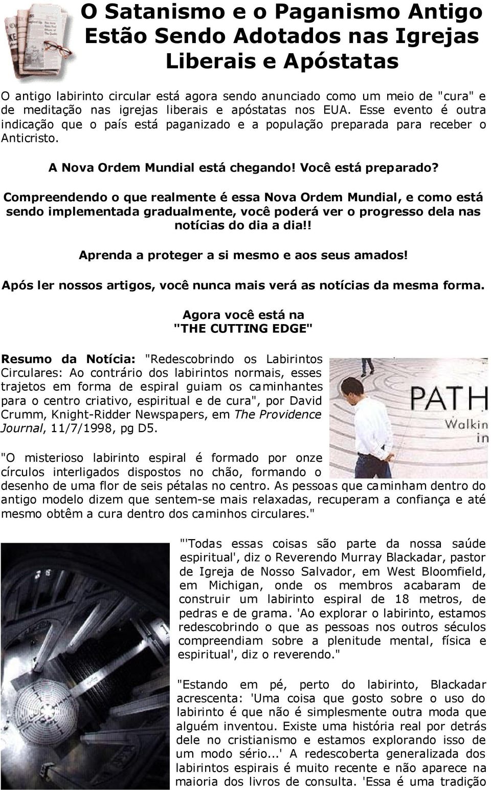 Compreendendo o que realmente é essa Nova Ordem Mundial, e como está sendo implementada gradualmente, você poderá ver o progresso dela nas notícias do dia a dia!