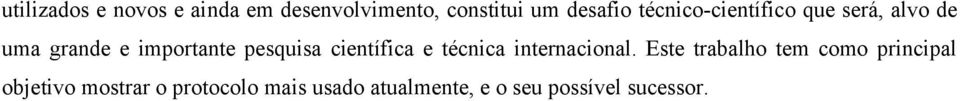 científica e técnica internacional.