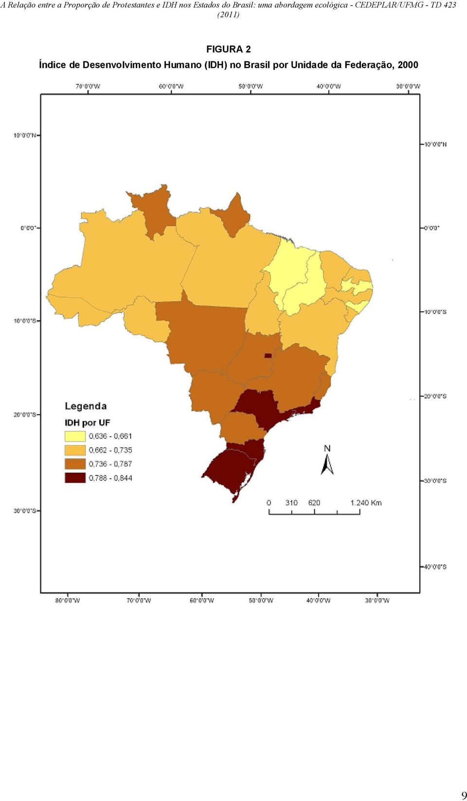 (IDH) no Brasil por