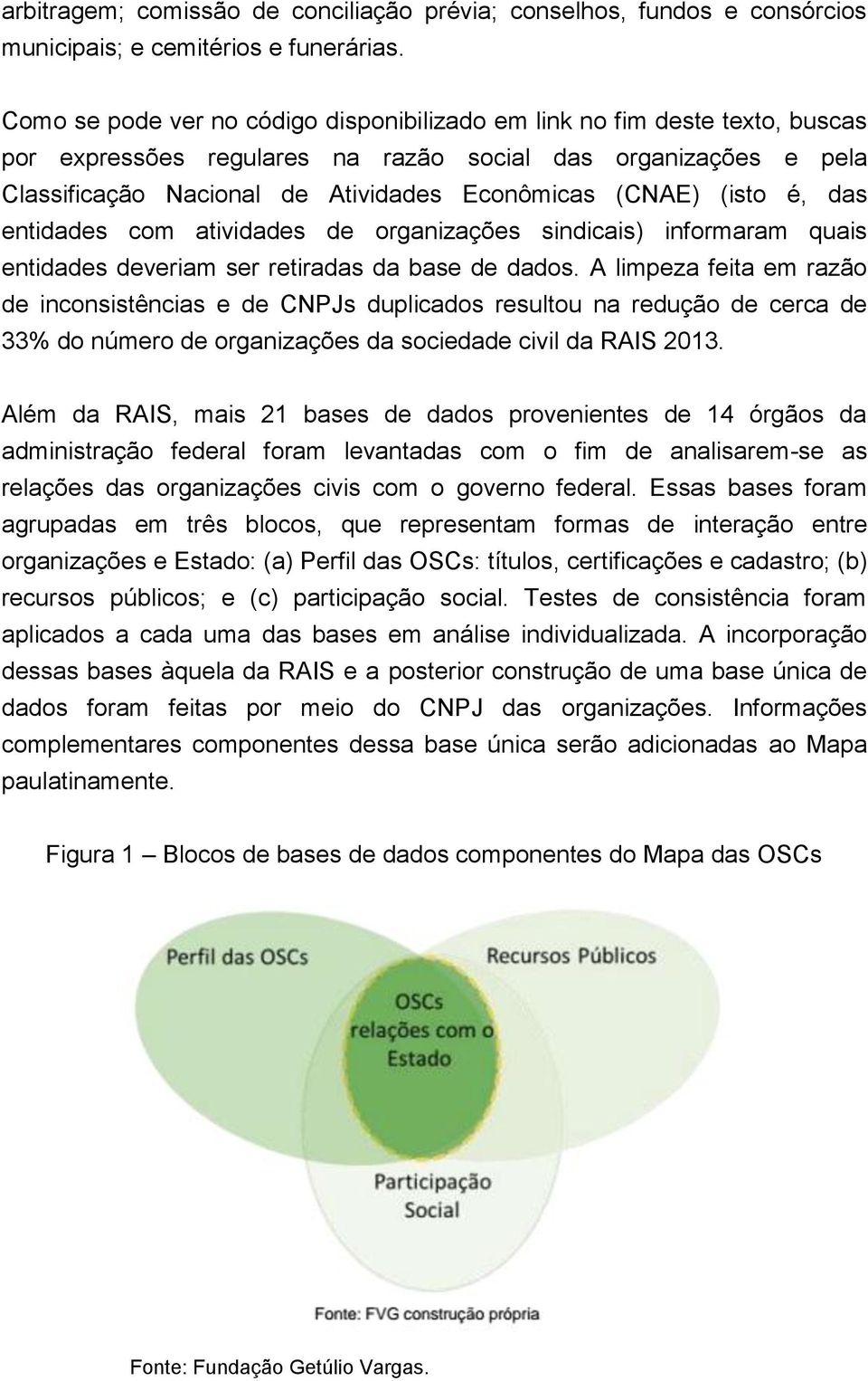 (isto é, das entidades com atividades de organizações sindicais) informaram quais entidades deveriam ser retiradas da base de dados.