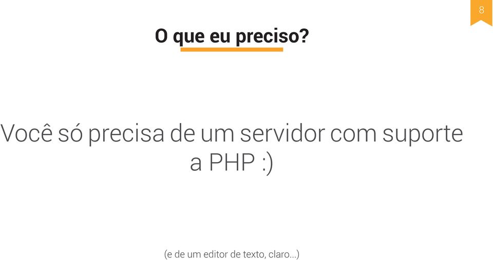 servidor com suporte a PHP