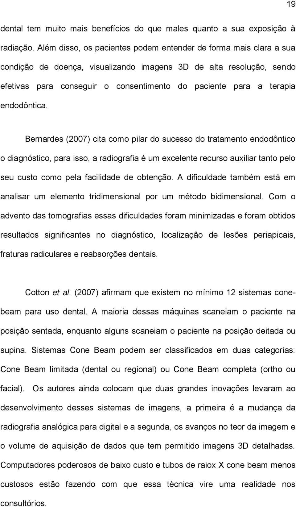 terapia endodôntica.