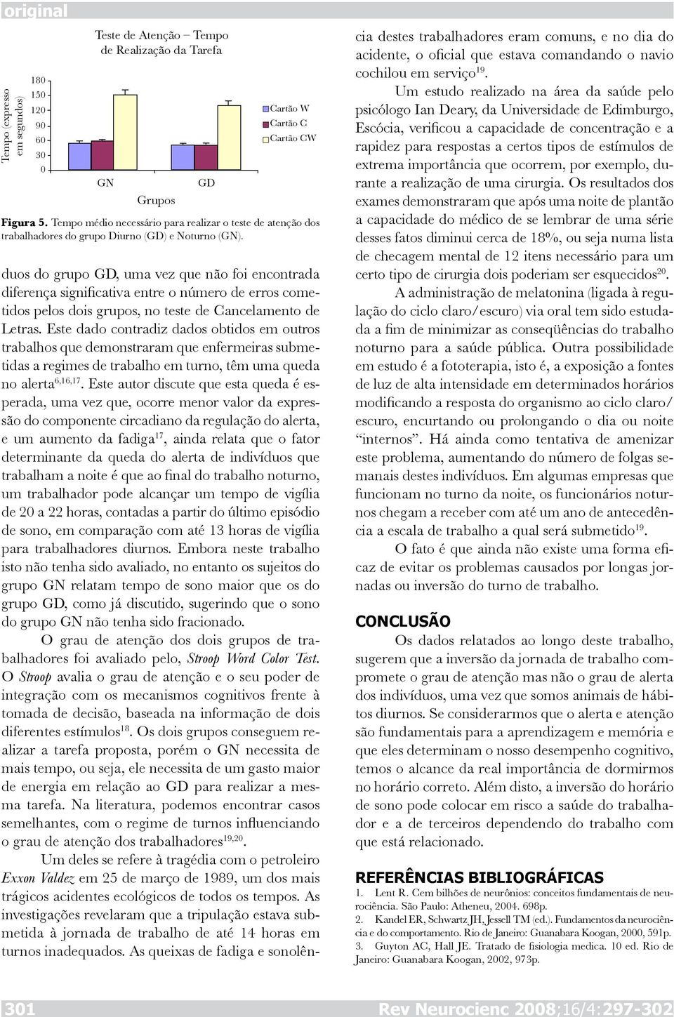 duos do grupo, uma vez que não foi encontrada diferença significativa entre o número de erros cometidos pelos dois grupos, no teste de Cancelamento de Letras.