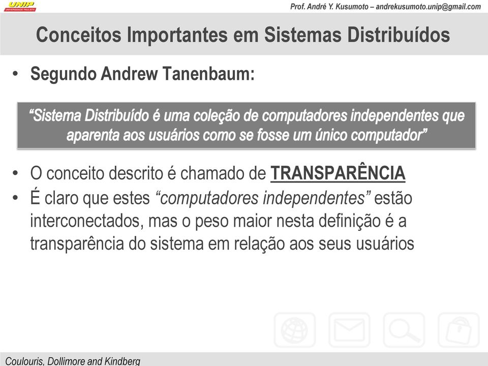 estes computadores independentes estão interconectados, mas o peso