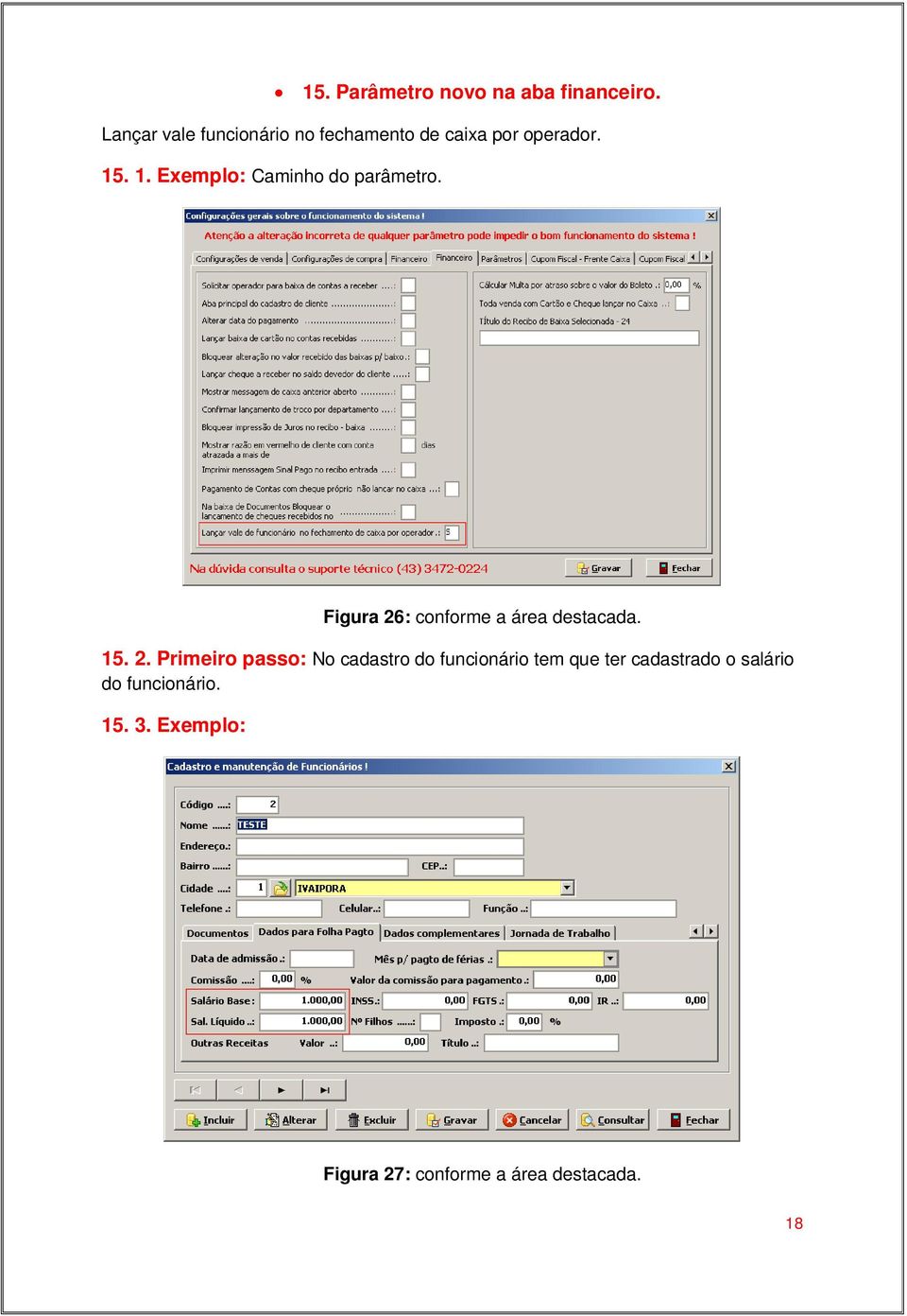 . 1. Exemplo: Caminho do parâmetro. Figura 26