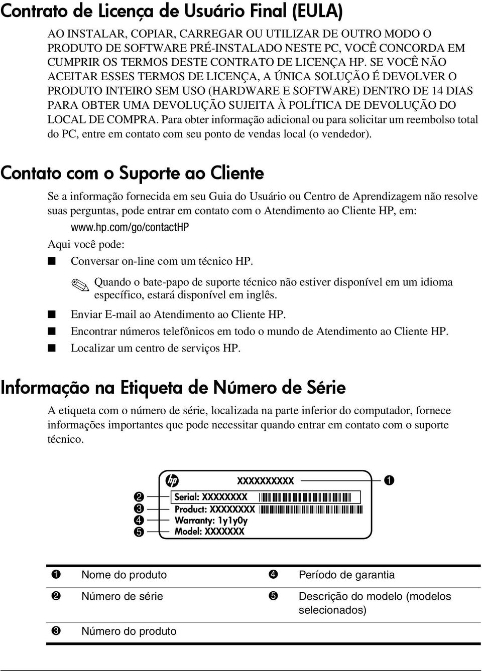 SE VOCÊ NÃO ACEITAR ESSES TERMOS DE LICENÇA, A ÚNICA SOLUÇÃO É DEVOLVER O PRODUTO INTEIRO SEM USO (HARDWARE E SOFTWARE) DENTRO DE 14 DIAS PARA OBTER UMA DEVOLUÇÃO SUJEITA À POLÍTICA DE DEVOLUÇÃO DO