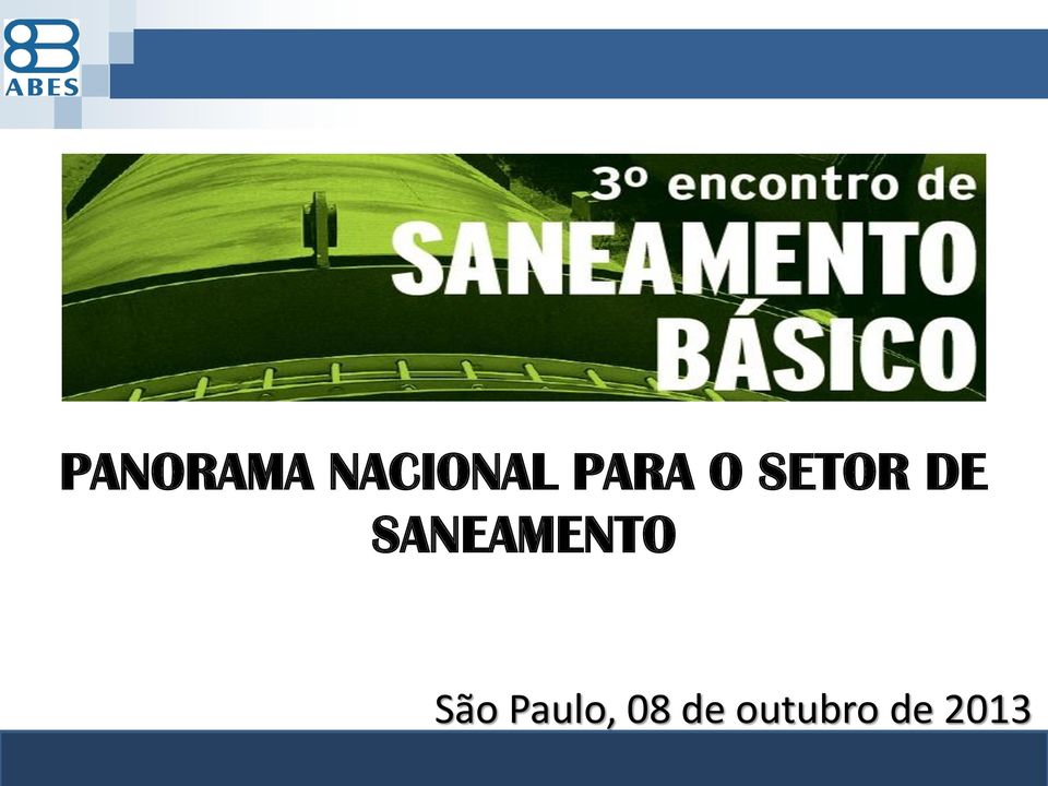 SANEAMENTO São