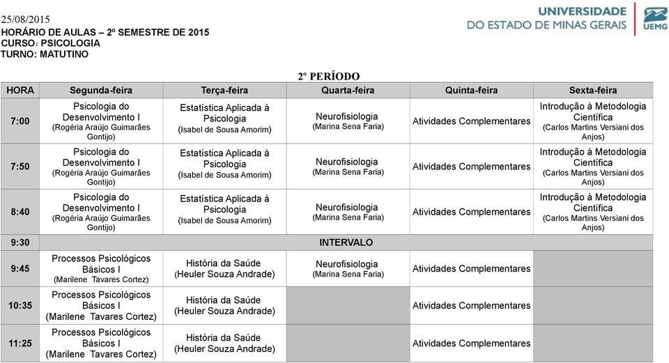 Sousa Amorim) Processos Psicológicos Básicos I Processos Psicológicos Básicos I Processos Psicológicos Básicos I História da (Heuler Souza Andrade) História da (Heuler Souza Andrade) História da