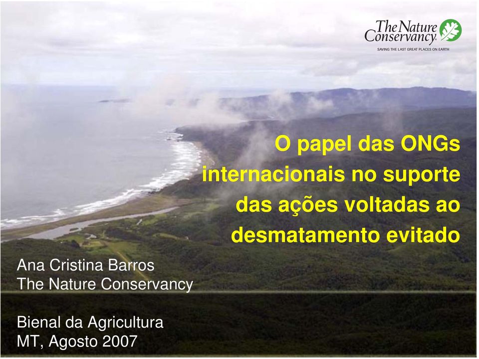 desmatamento evitado Ana Cristina Barros