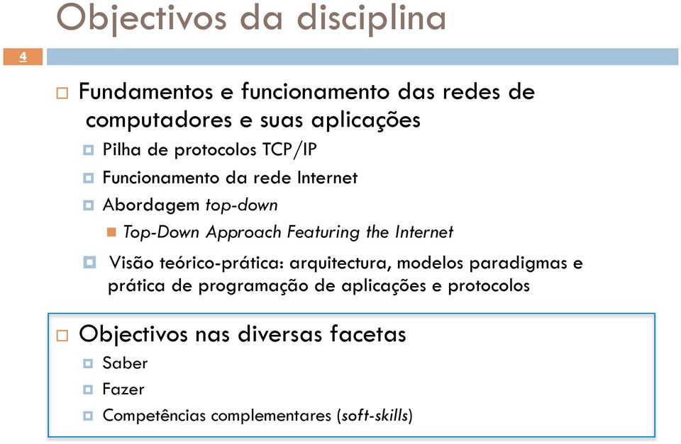 Featuring the Internet Visão teórico-prática: arquitectura, modelos paradigmas e prática de