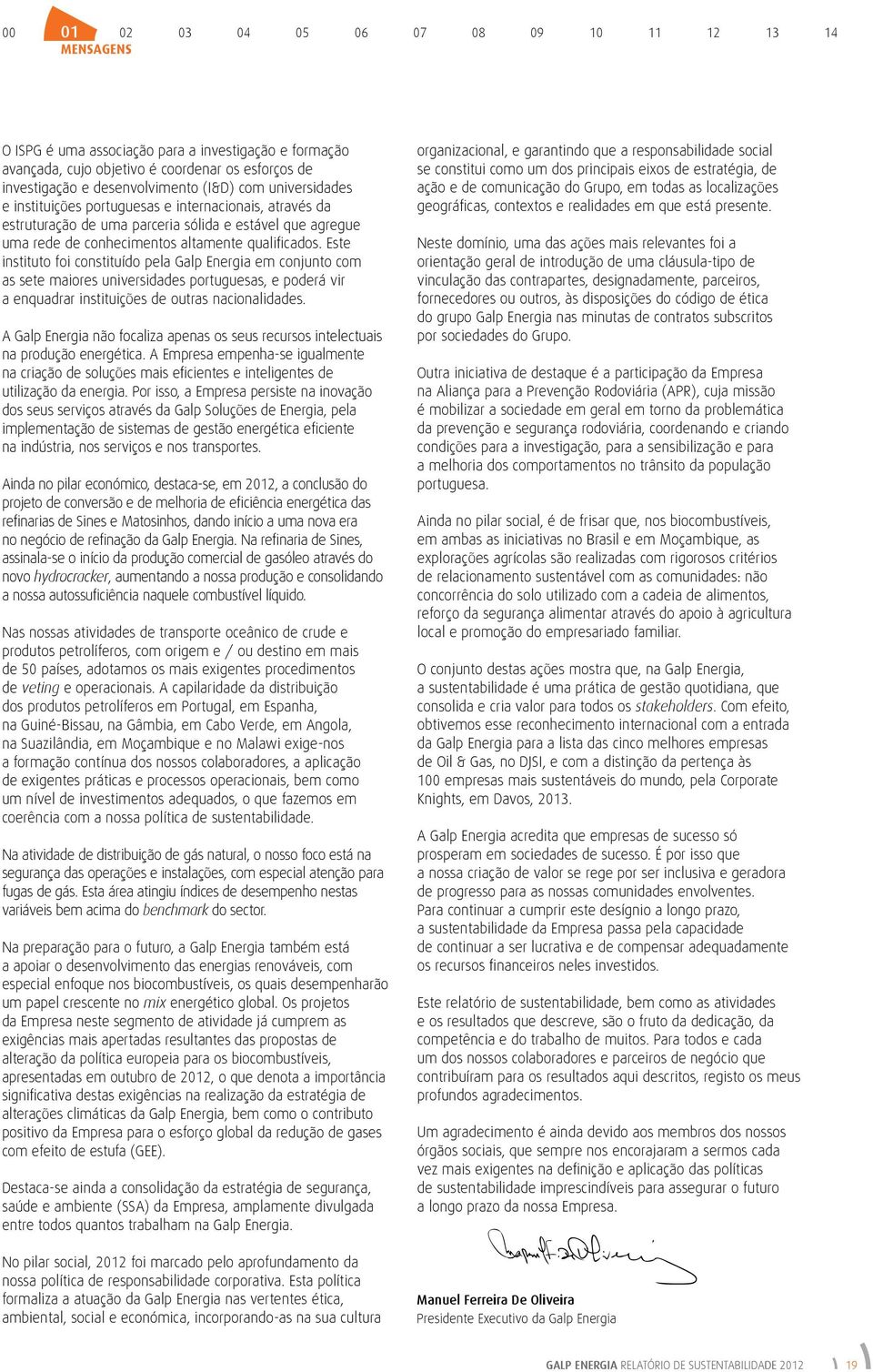 Este instituto foi constituído pela Galp Energia em conjunto com as sete maiores universidades portuguesas, e poderá vir a enquadrar instituições de outras nacionalidades.