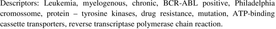 kinases, drug resistance, mutation, ATP-binding