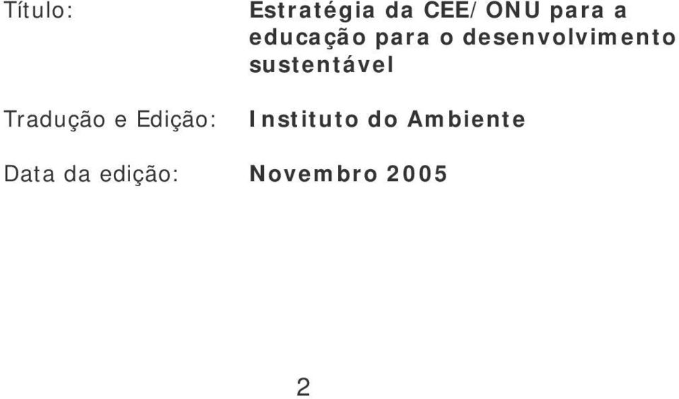 desenvolvimento sustentável Instituto