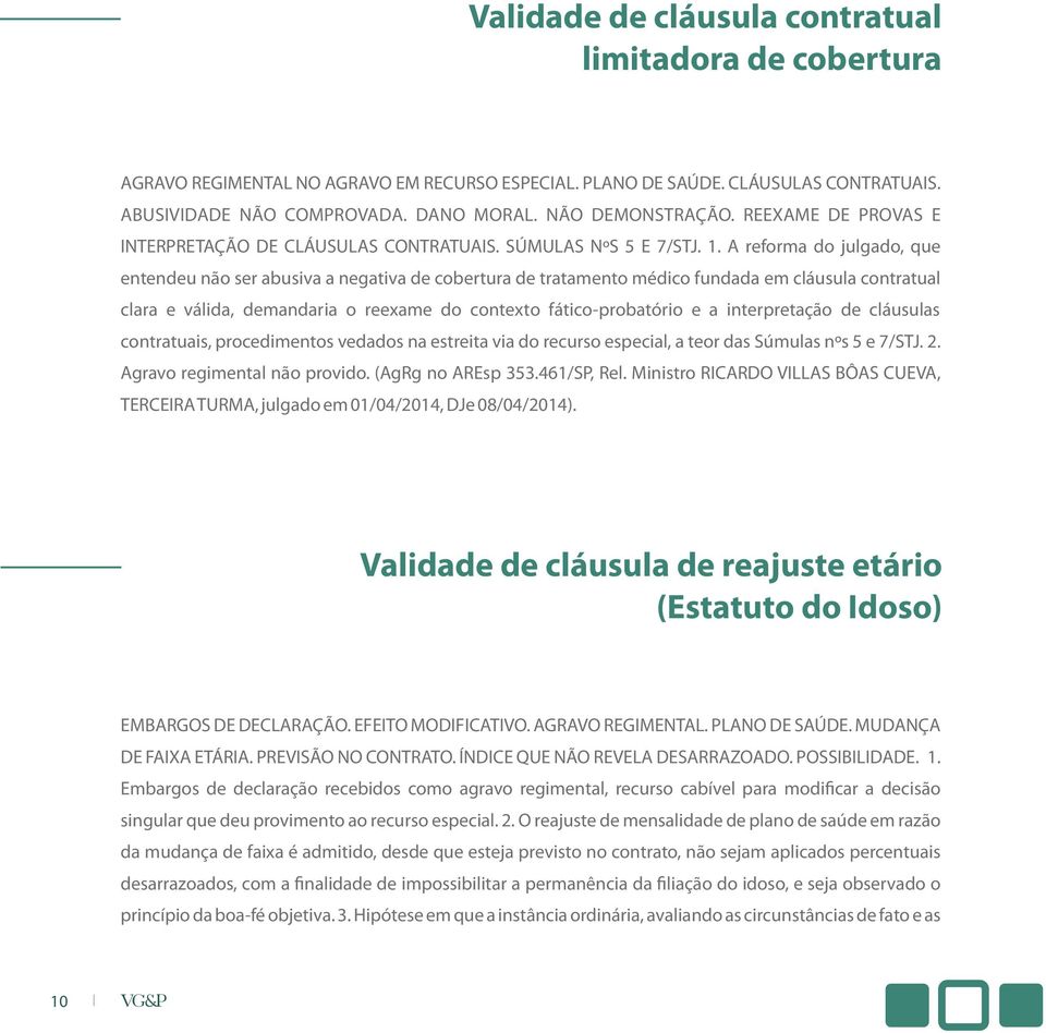 A reforma do julgado, que entendeu não ser abusiva a negativa de cobertura de tratamento médico fundada em cláusula contratual clara e válida, demandaria o reexame do contexto fático-probatório e a