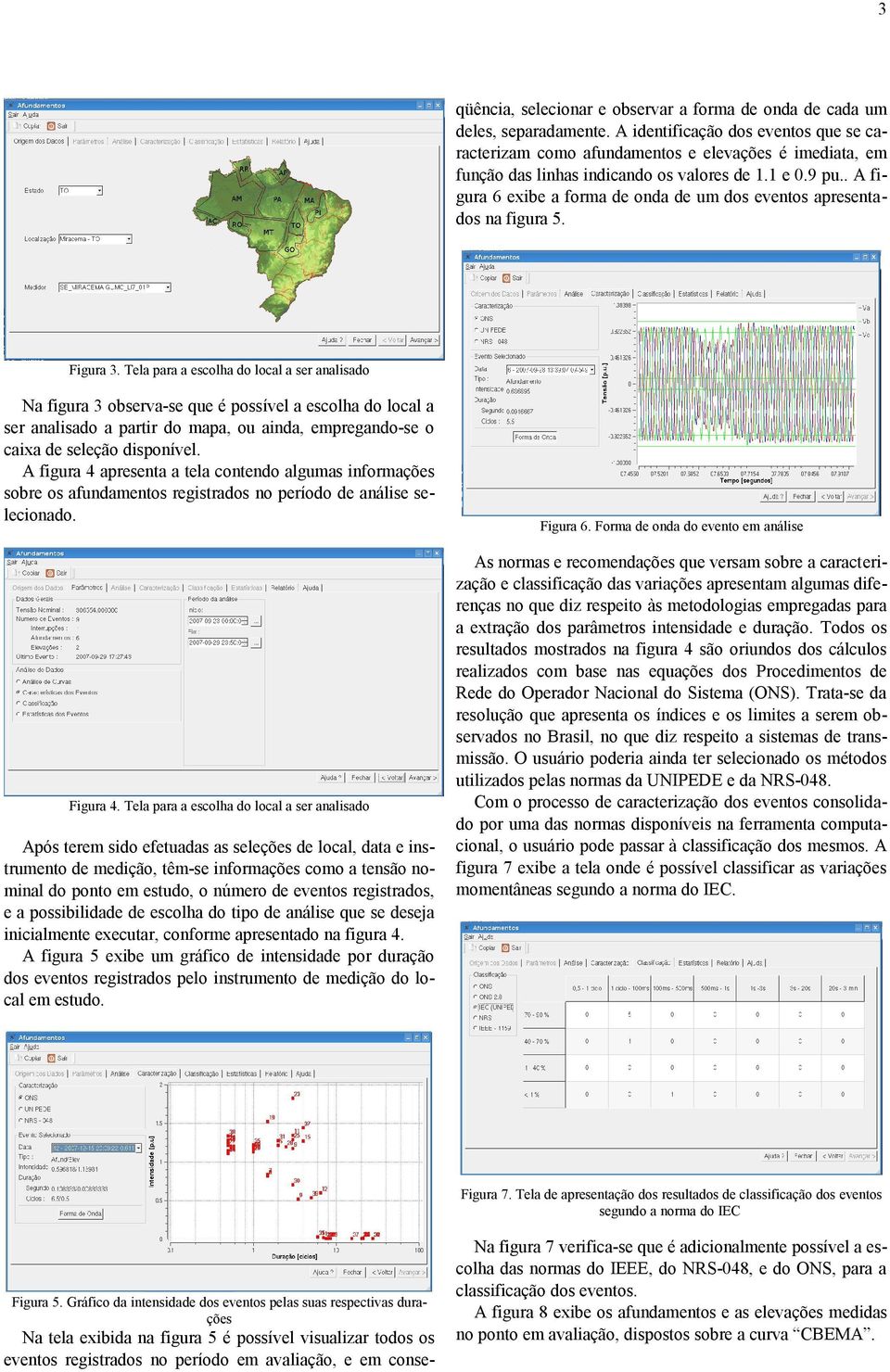 . A figura 6 exibe a forma de onda de um dos eventos apresentados na figura 5. Figura 3.