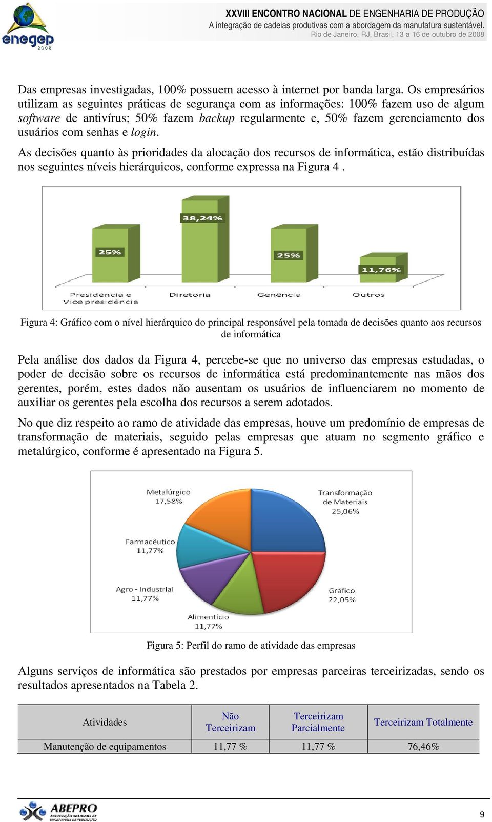 senhas e login. As decisões quanto às prioridades da alocação dos recursos de informática, estão distribuídas nos seguintes níveis hierárquicos, conforme expressa na Figura 4.