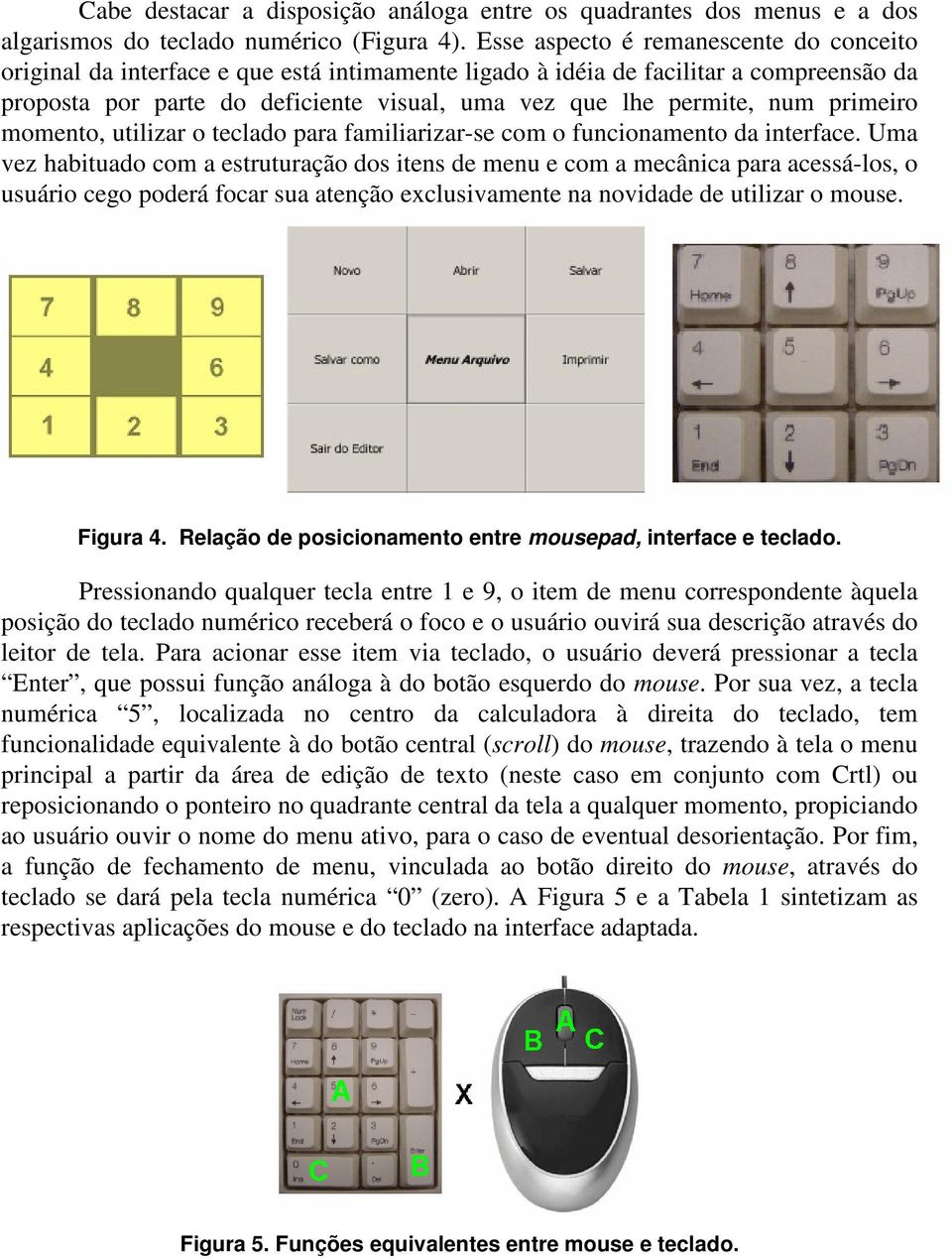 primeiro momento, utilizar o teclado para familiarizar-se com o funcionamento da interface.