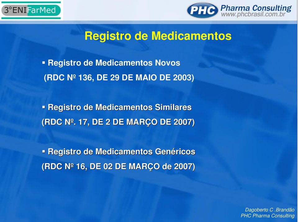 Medicamentos Similares (RDC Nº.