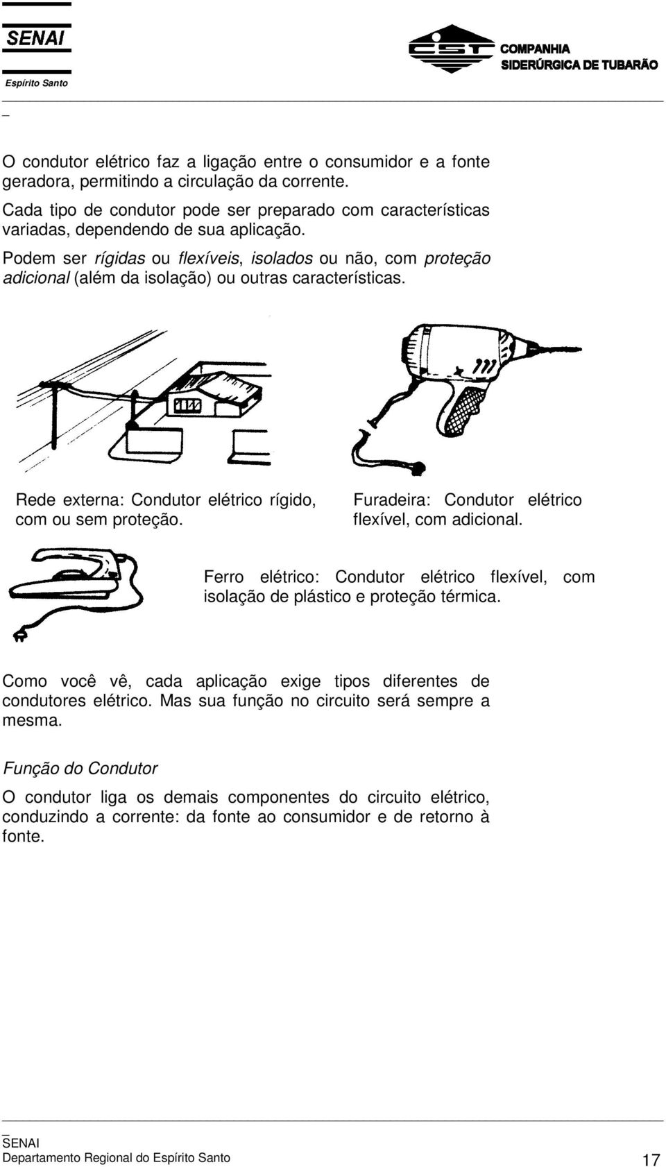 Podem ser rígidas ou flexíveis, isolados ou não, com proteção adicional (além da isolação) ou outras características. Rede externa: Condutor elétrico rígido, com ou sem proteção.