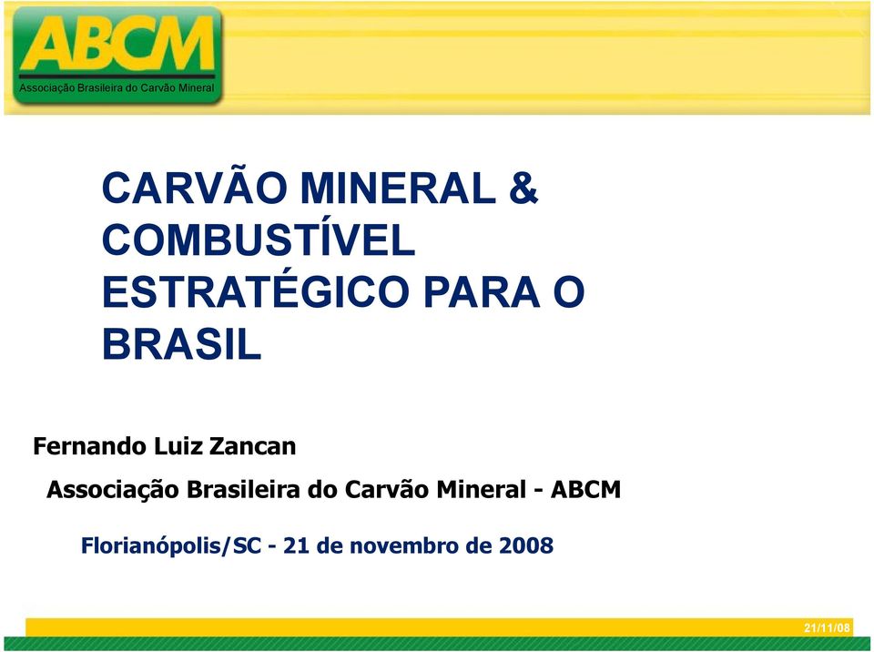 Associação Brasileira do Carvão Mineral