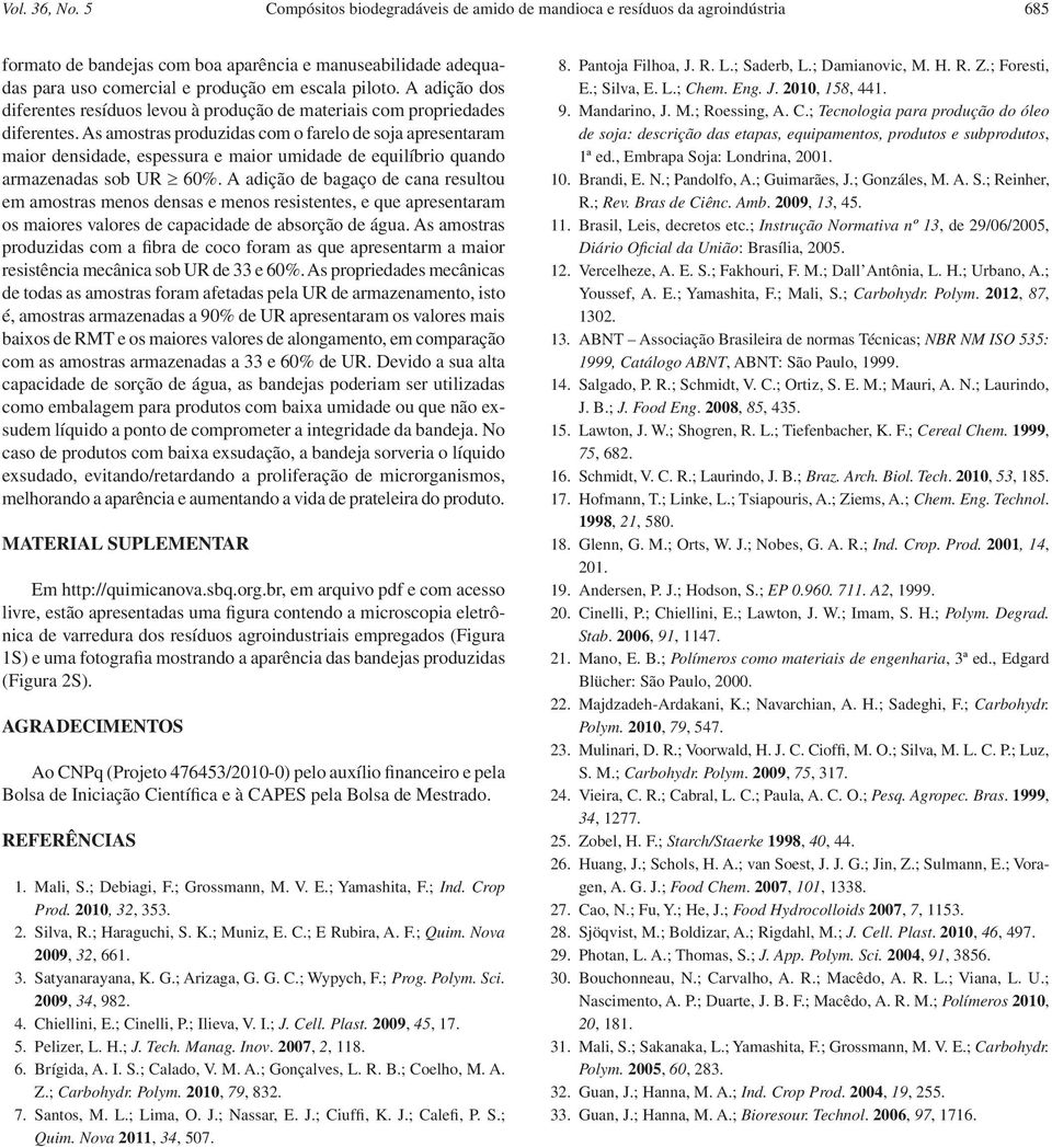 A adição dos diferentes resíduos levou à produção de materiais com propriedades diferentes.