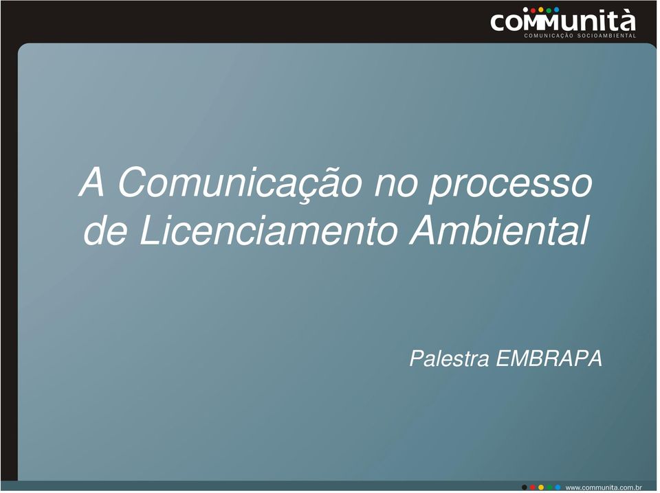 Licenciamento