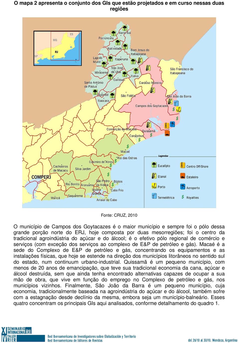 ao complexo de E&P de petróleo e gás).