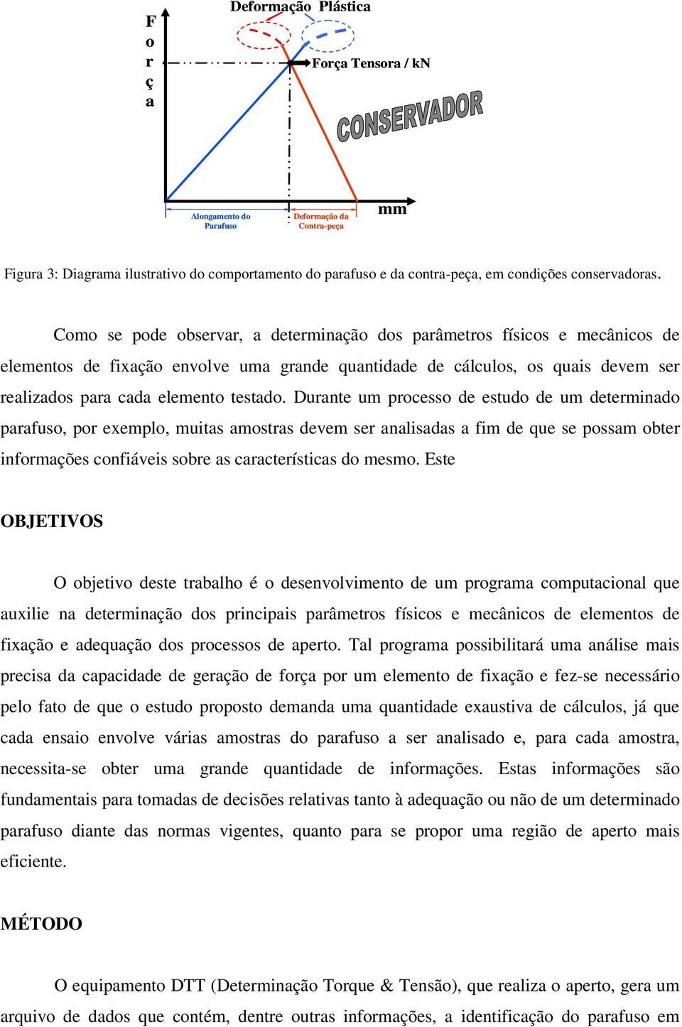 Como se pode observar, a determinação dos parâmetros físicos e mecânicos de elementos de fixação envolve uma grande quantidade de cálculos, os quais devem ser realizados para cada elemento testado.