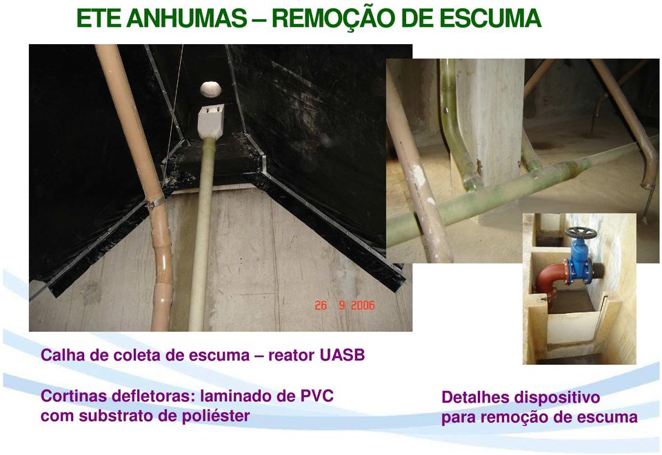 defletoras: laminado de PVC com substrato