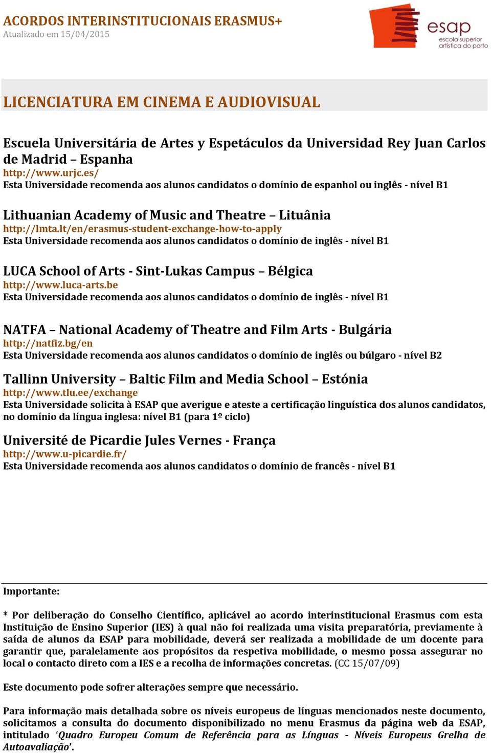 be NATFA National Academy of Theatre and Film Arts - Bulgária http://natfiz.