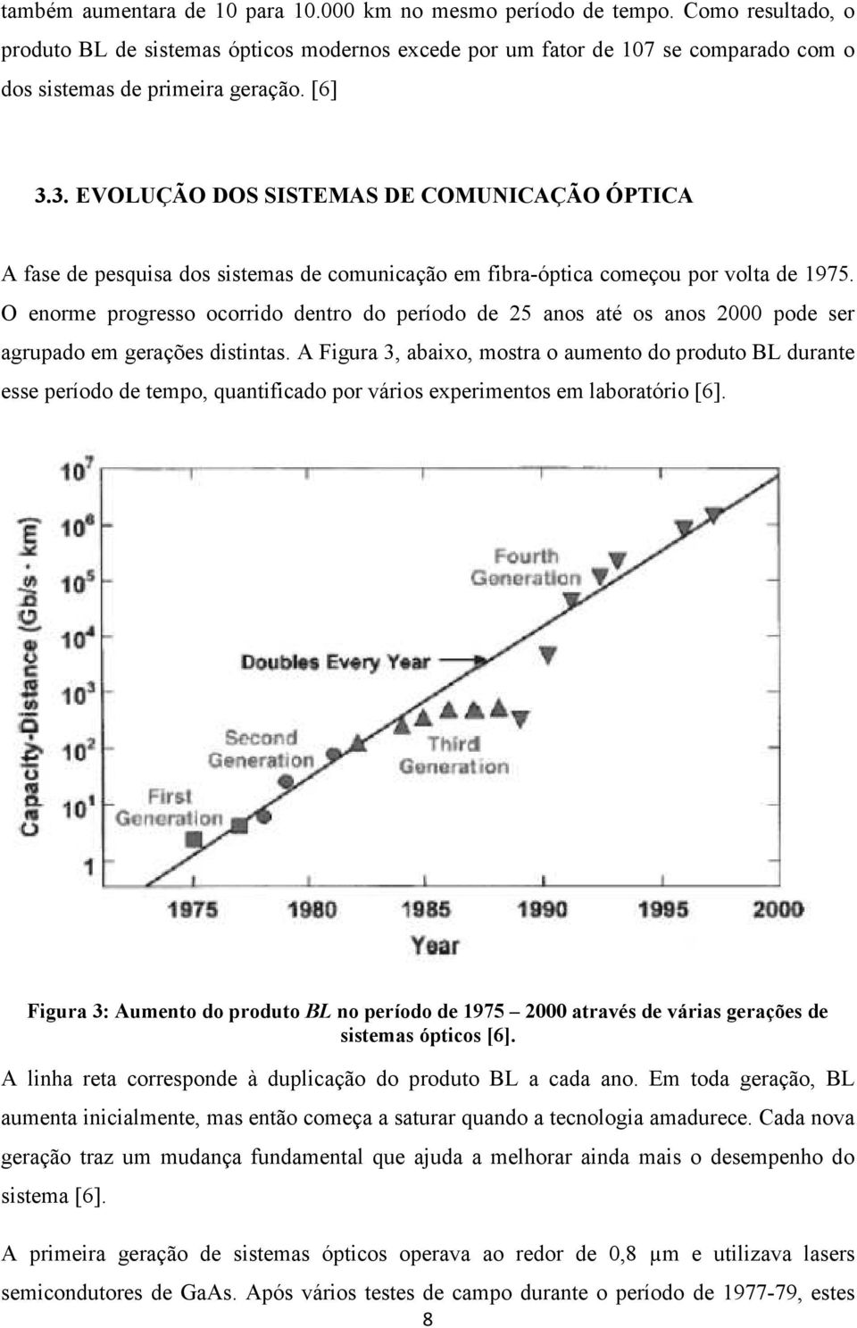 3. EVOLUÇÃO DOS SISTEMAS DE COMUNICAÇÃO ÓPTICA A fase de pesquisa dos sistemas de comunicação em fibra-óptica começou por volta de 1975.