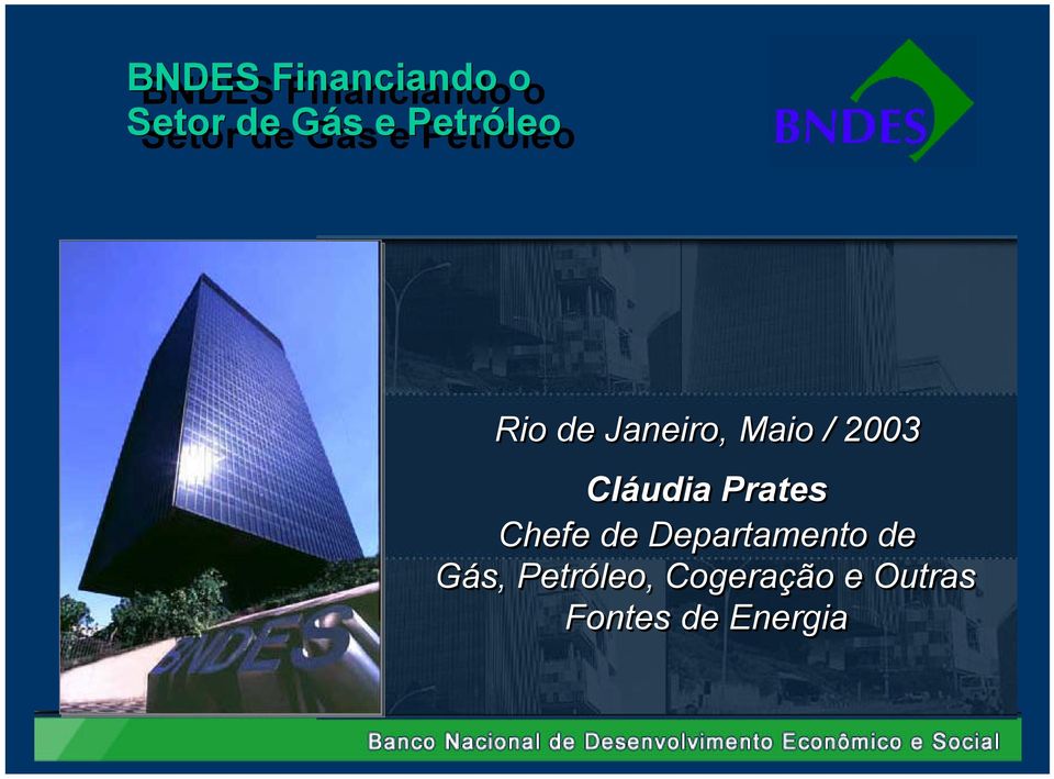 2003 Cláudia Prates Chefe de Departamento de