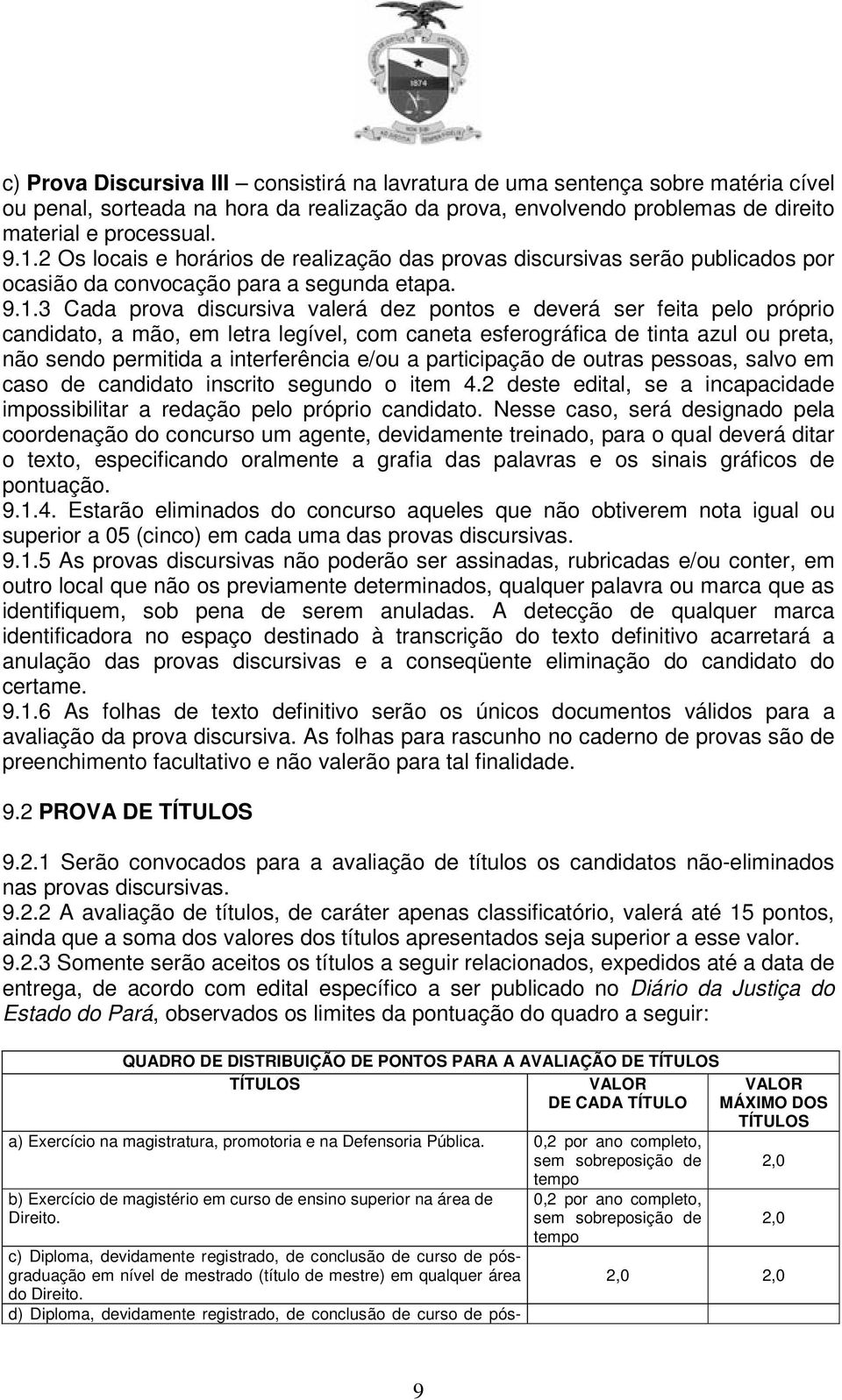 3 Cada prova discursiva valerá dez pontos e deverá ser feita pelo próprio candidato, a mão, em letra legível, com caneta esferográfica de tinta azul ou preta, não sendo permitida a interferência e/ou