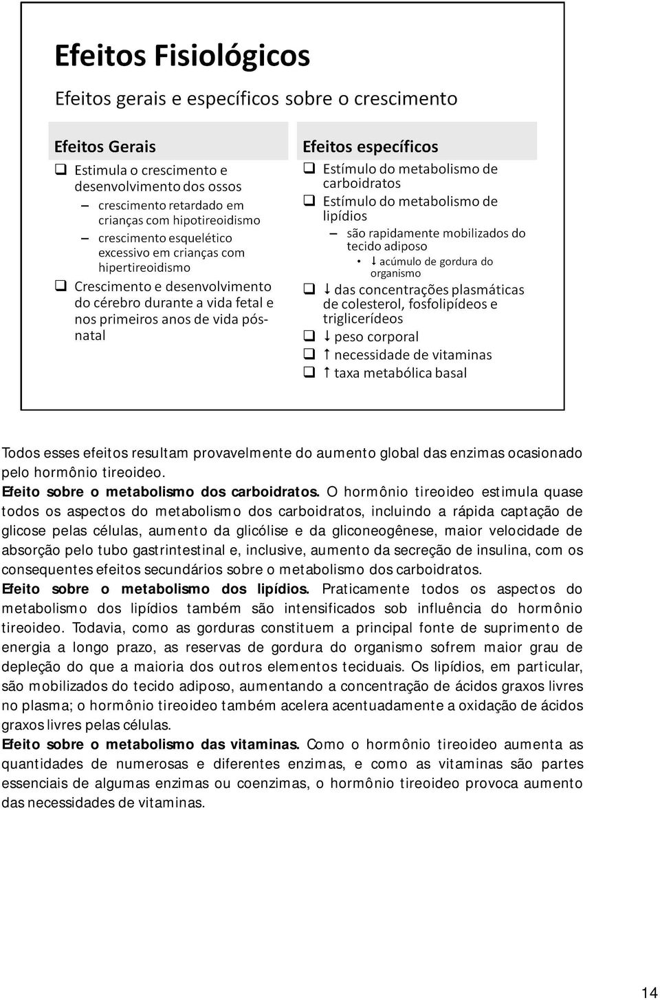 de absorção pelo tubo gastrintestinal e, inclusive, aumento da secreção de insulina, com os consequentes efeitos secundários sobre o metabolismo dos carboidratos.