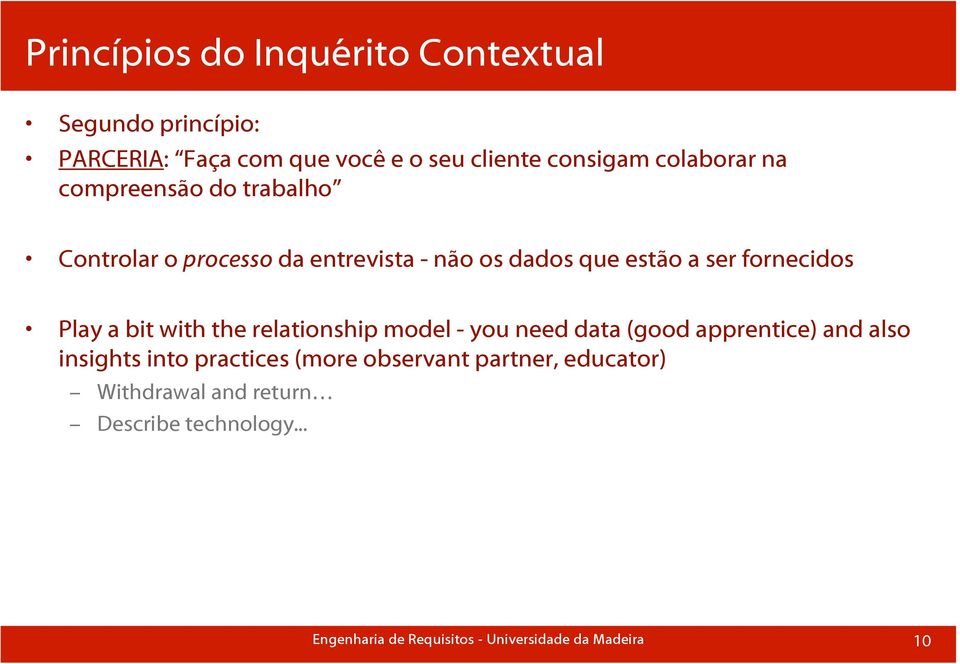 estão a ser fornecidos Play a bit with the relationship model - you need data (good apprentice) and