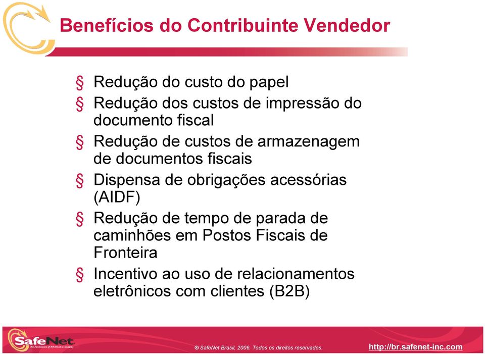 Dispensa de obrigações acessórias (AIDF) Redução de tempo de parada de caminhões em