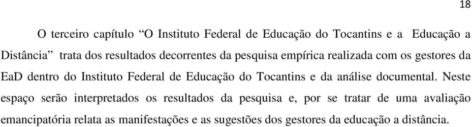 Educaçã d Tcantins e da análise dcumental.