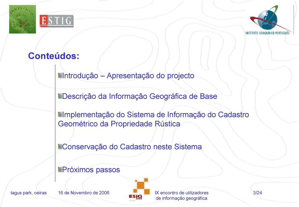 de Informação do Cadastro Geométrico da Propriedade