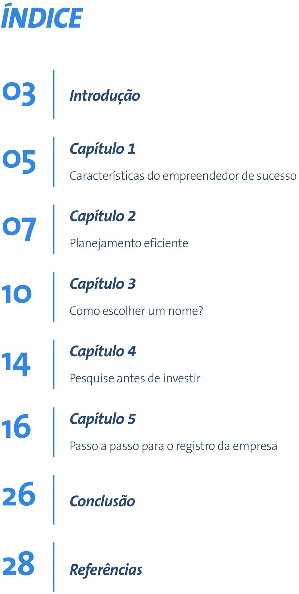 Capítulo 3 Como escolher um nome?