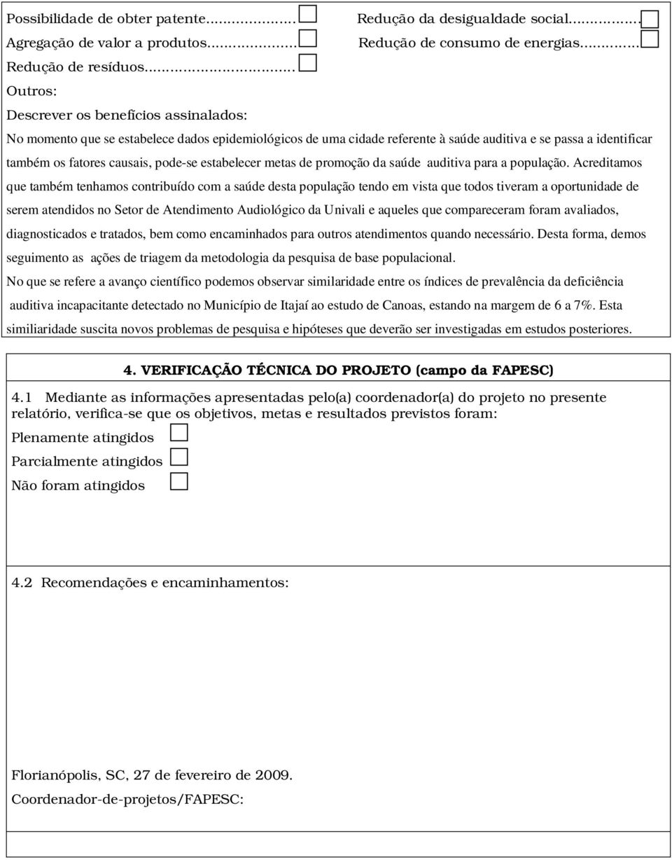 metas promoção da saú auditiva para a população.