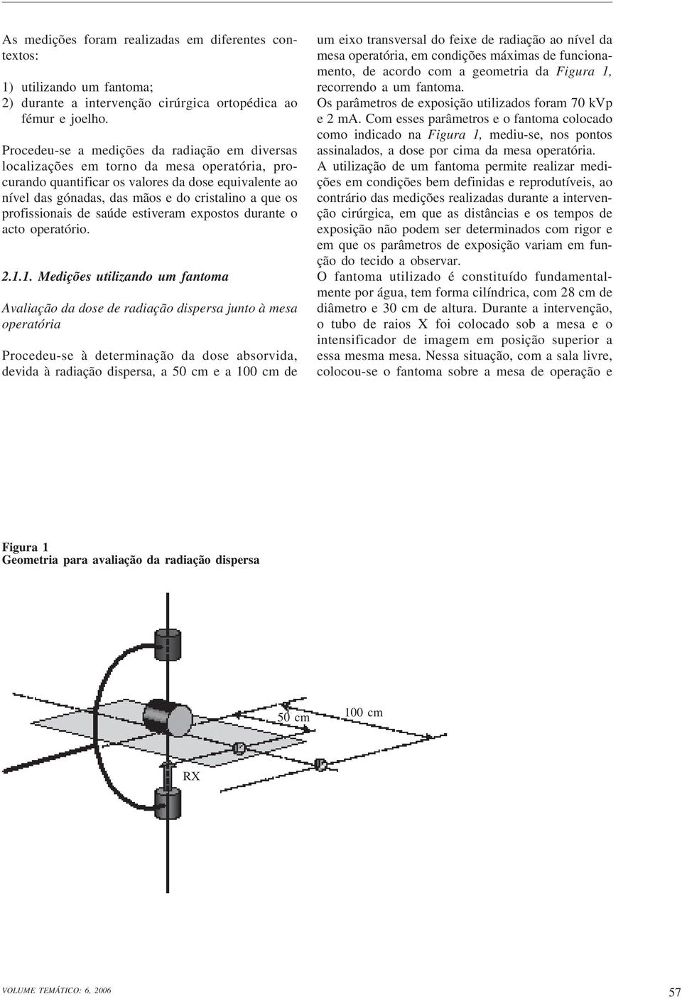 profissionais de saúde estiveram expostos durante o acto operatório. 2.1.