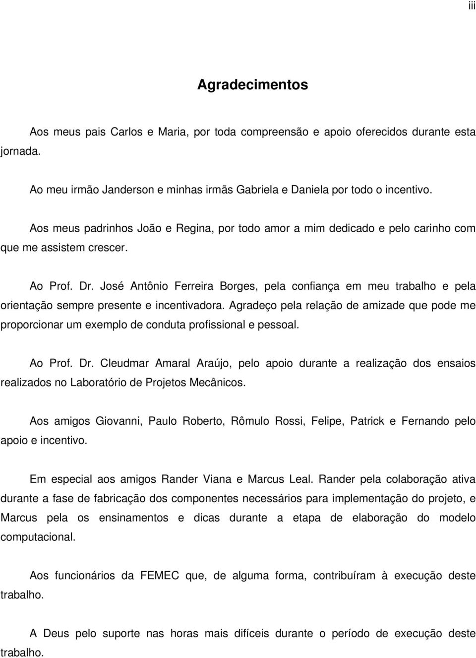 José Antônio Ferreira Borges, pela confiança em meu trabalho e pela orientação sempre presente e incentivadora.