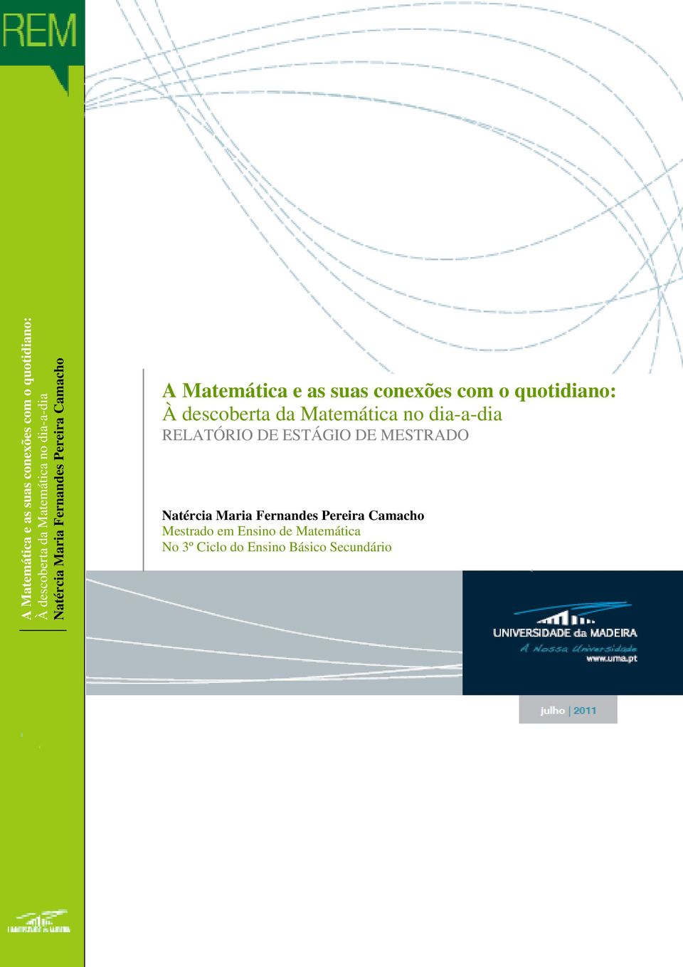 Fernandes Pereira Camacho Mestrado em Ensino de Matemática No 3º Ciclo do Ensino Básico